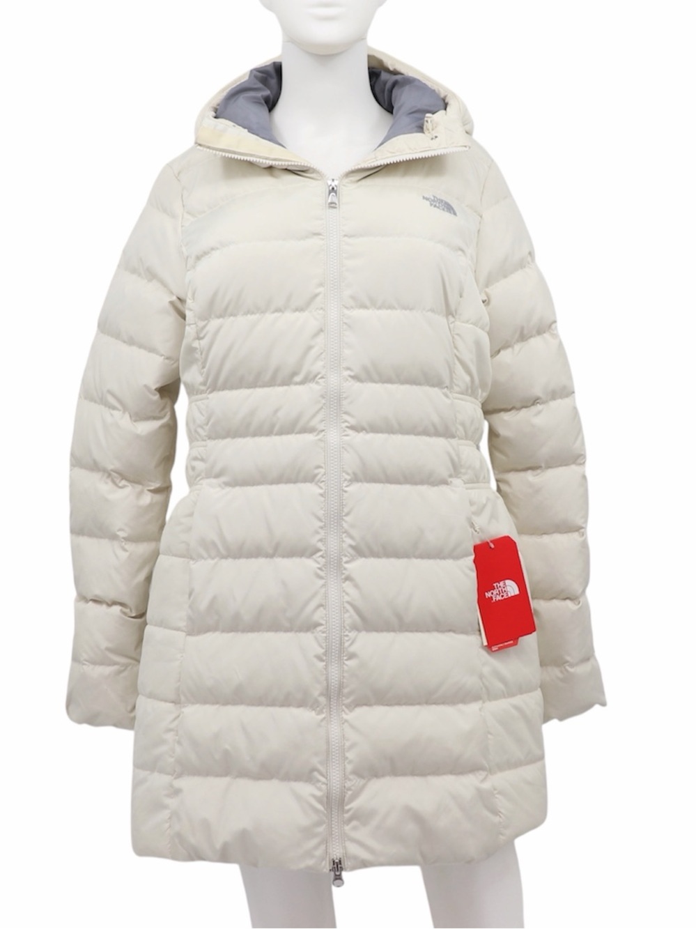 New The North Face Women’s Medium Gotham Quilted Down Parka II Vintage White - Picture 4 of 16